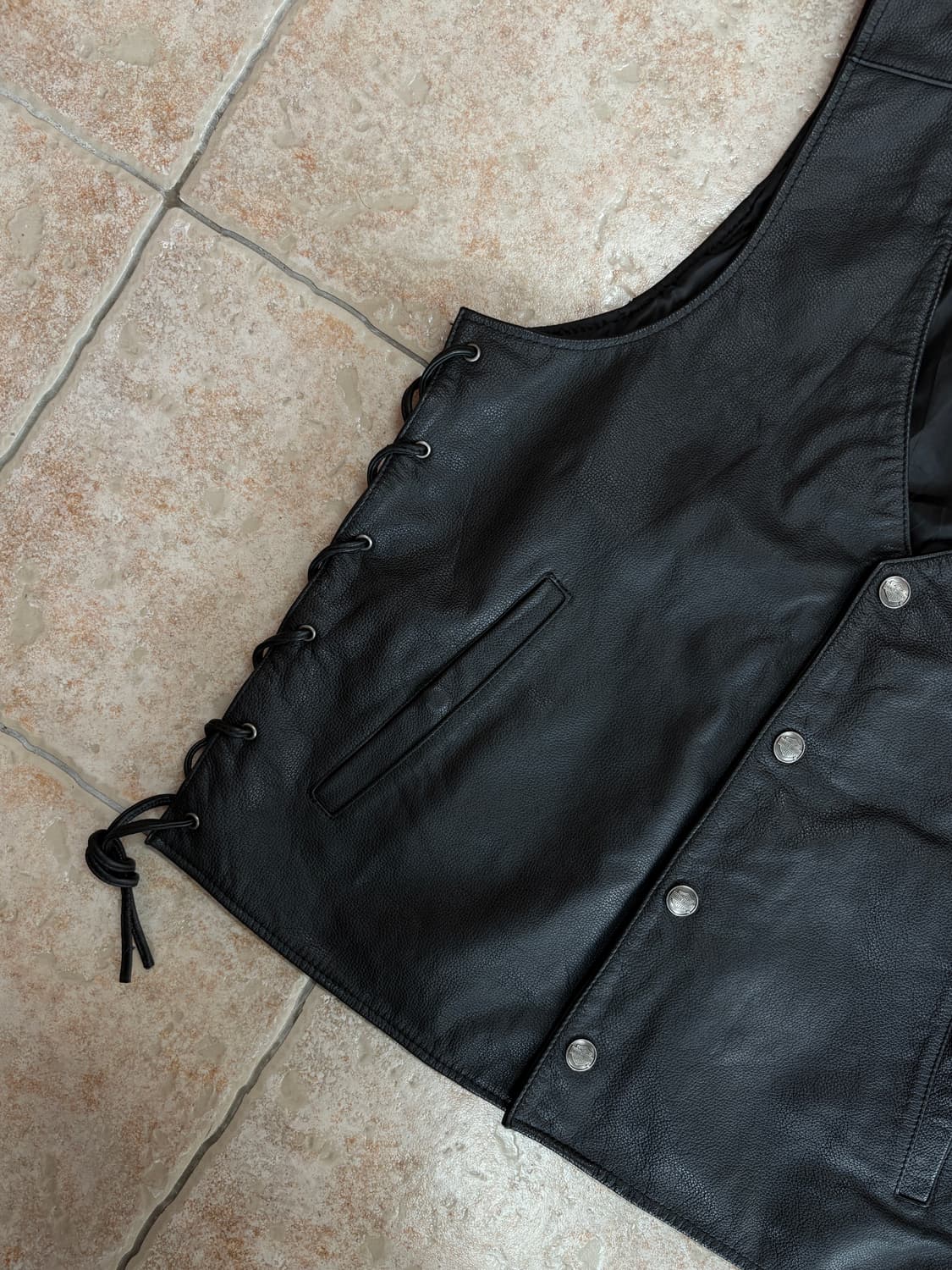 [M] Harley-Davidson leather vest 상품이미지4