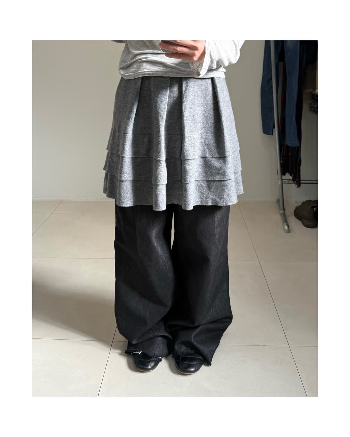 빈티지 울 스커트 상품이미지1