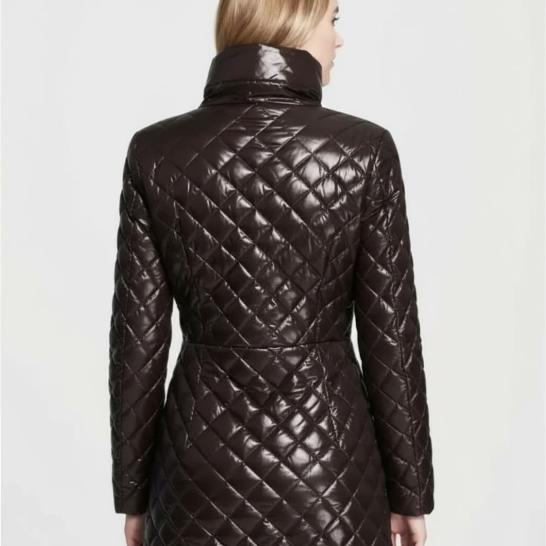 몽클레어 다이아몬드 유광 퀼팅 롱패딩(0/44) 상품이미지2