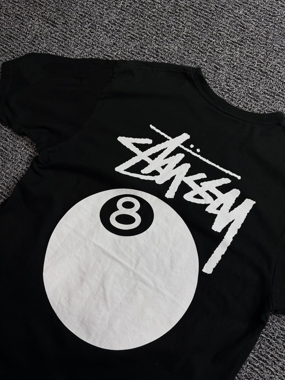 스투시 에잇볼 빅로고 박시핏 반팔 티셔츠 1443 상품이미지1