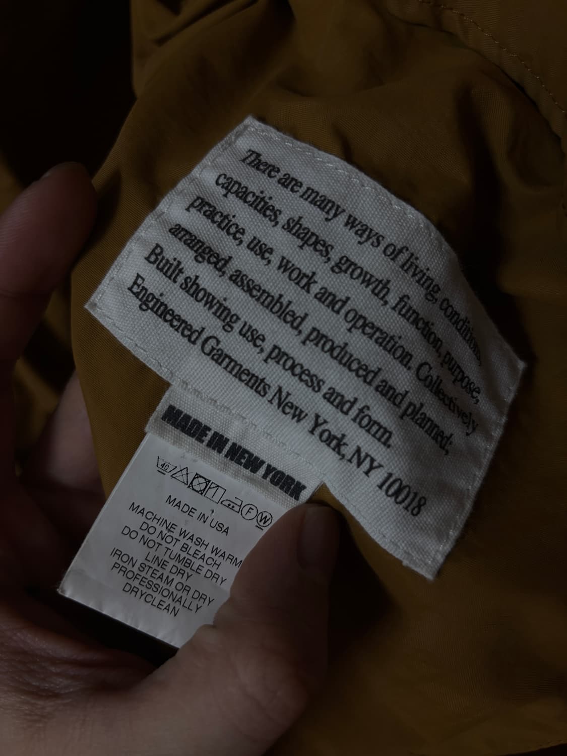 엔지니어드가먼츠. 19FW 하이랜드 파카 상품이미지4