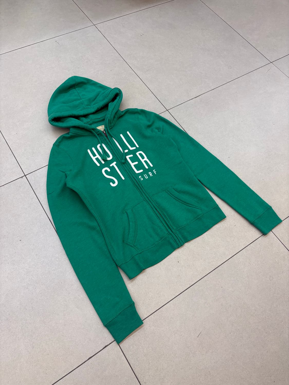 홀리스터 그린 후드집업  상품이미지3