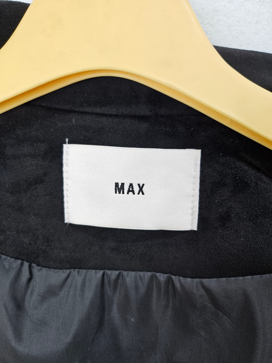 MAX 스웨이드 블랙 자켓 105 XL 새제품 상품이미지6