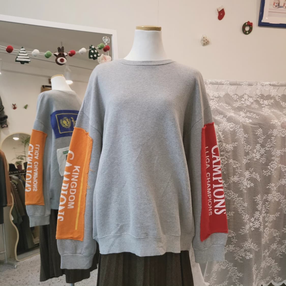 Fandom 패치 기모 맨투맨 상품이미지7