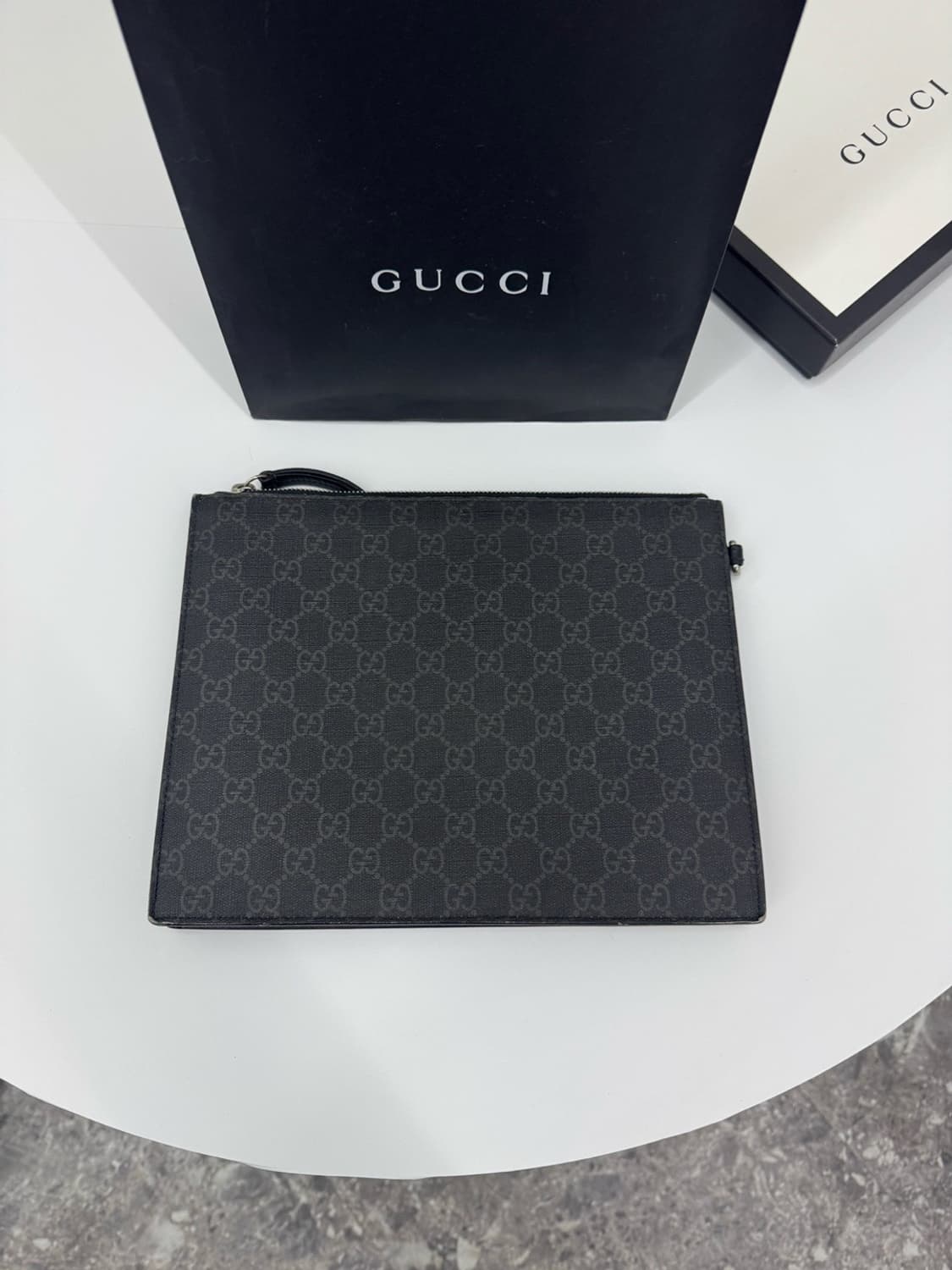 [한정판] 구찌 레드 울프 클러치 파우치 가방 OS 상품이미지3