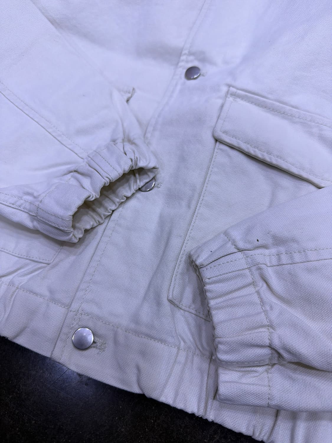 자라 캐쥬얼 스트럭처 화이트 자켓 L 상품이미지9