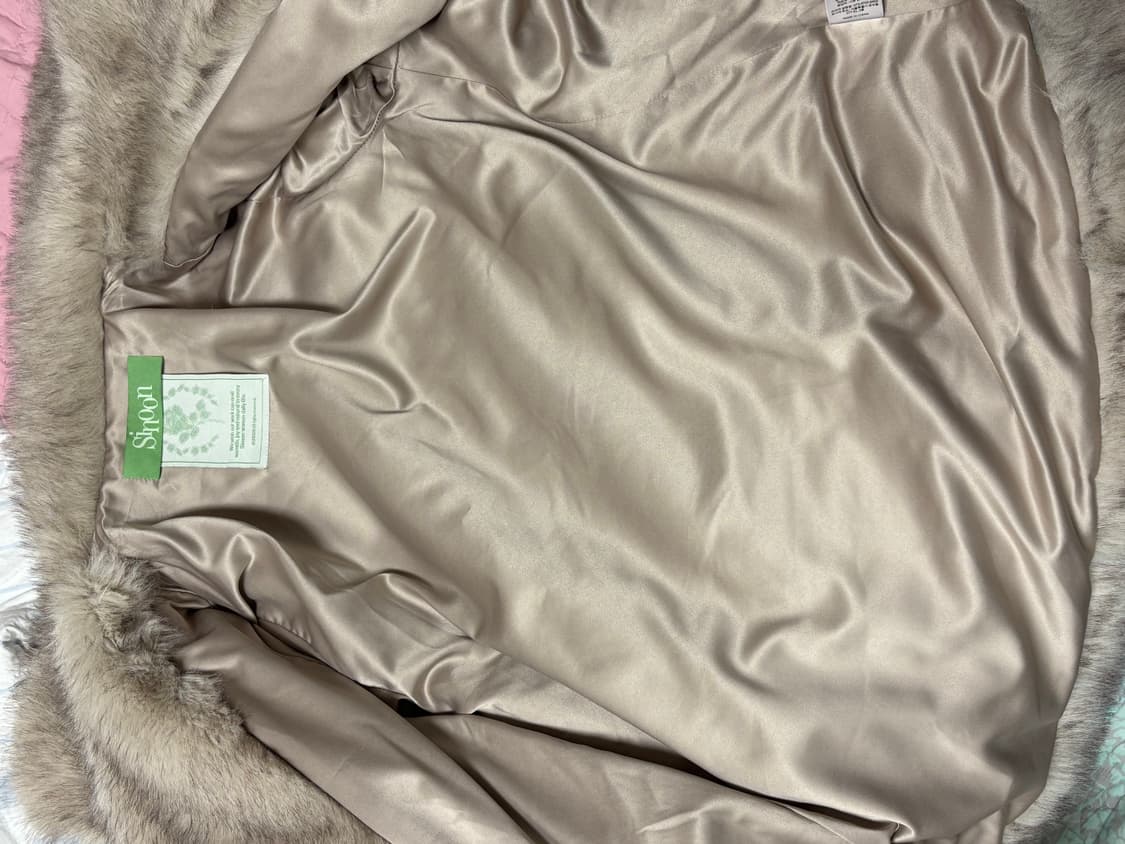 시눈 퍼자켓 HEAVY MIX FUR JACKET (ASH BROWN) 상품이미지7