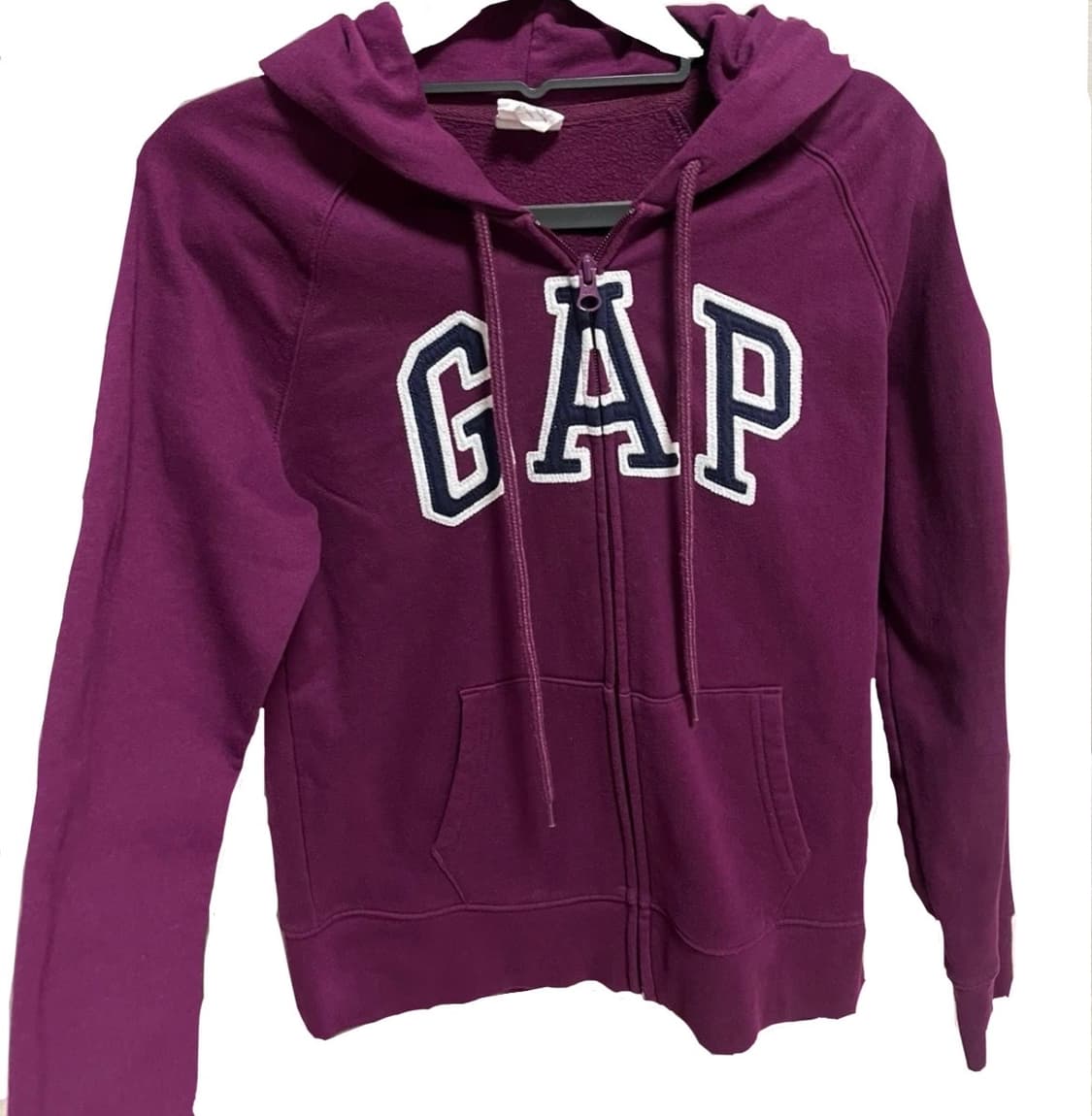GAP 갭 버건디 후드집업 져지 자켓 대장 트레이닝 상품이미지1