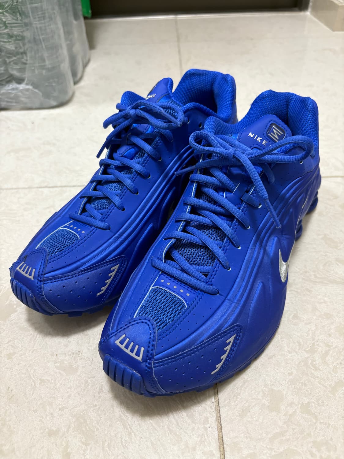 w285) 나이키 샥스R4 레이서 블루 메탈릭 실버 상품이미지2