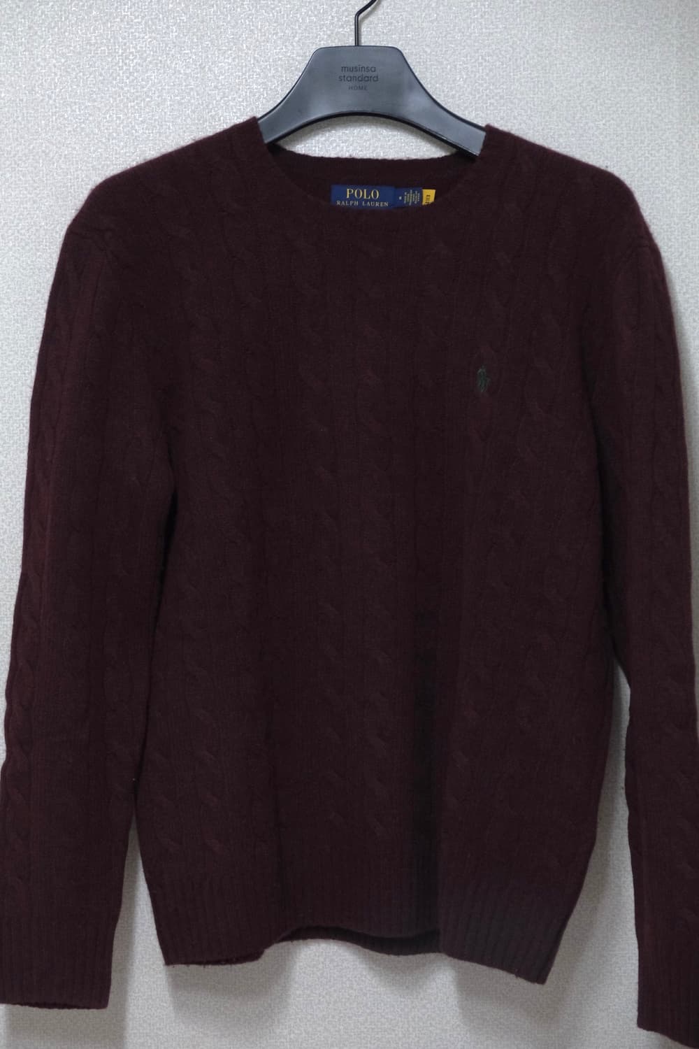폴로 랄프로렌 캐시미어 울 니트 M 상품이미지1