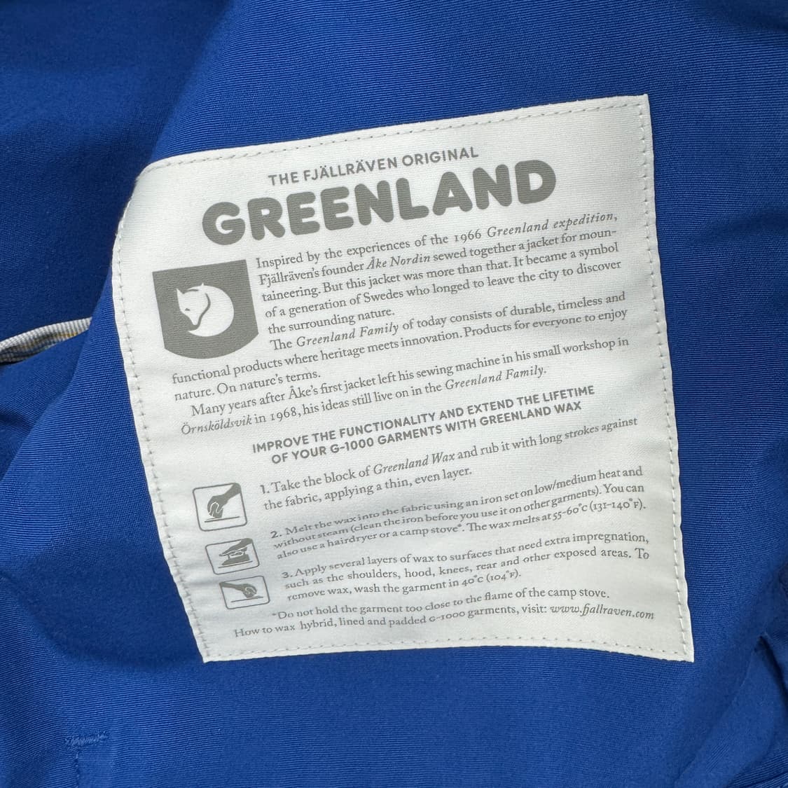 여성용 S(100) 피엘라벤 그린란드 블루 자켓  상품이미지7