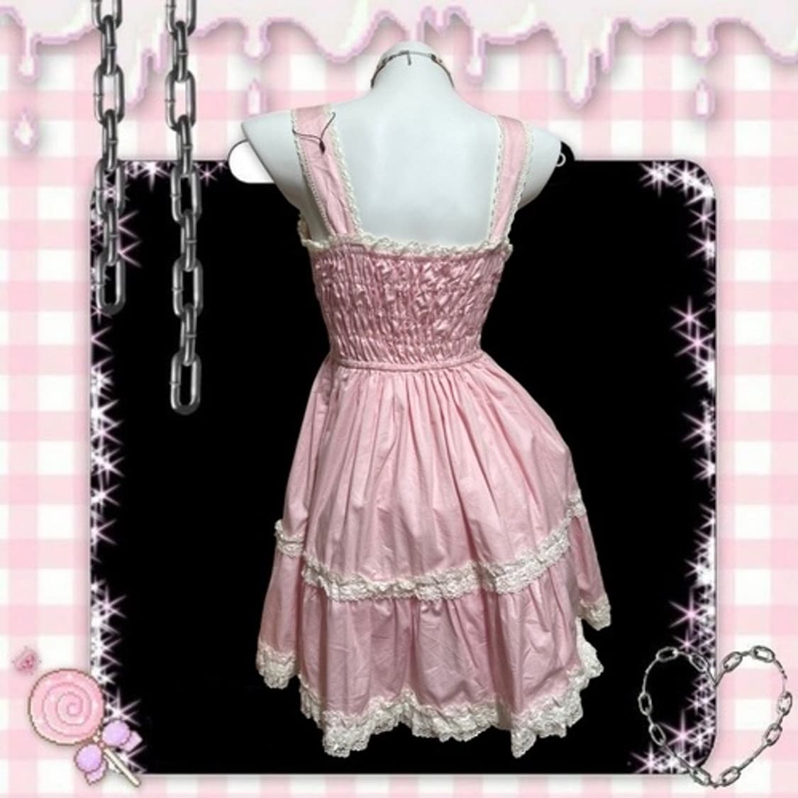 Angelic pretty momoco pink ribbon lolita 상품이미지3