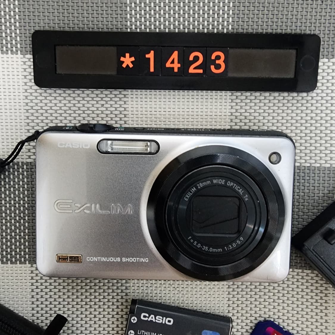 카시오 엑슬림 EX-ZR 10 디지털카메라 파우치포함 상품이미지2