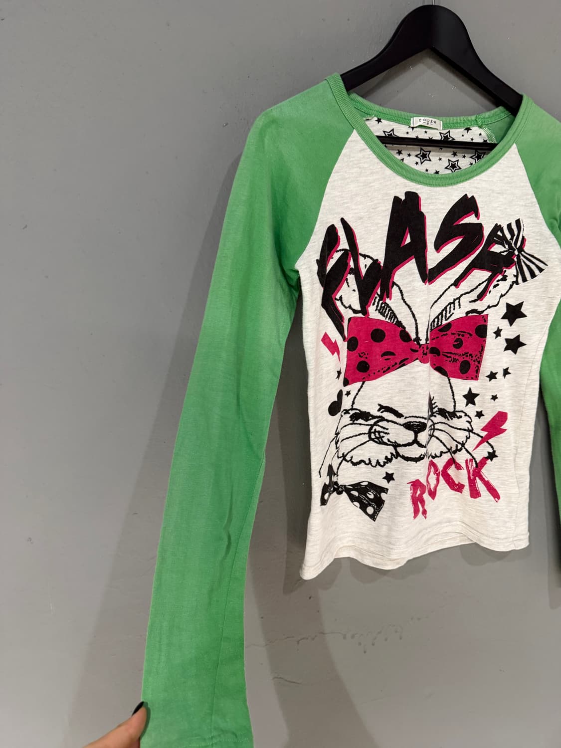 kawaii rabbit raglan long sleeve 상품이미지6