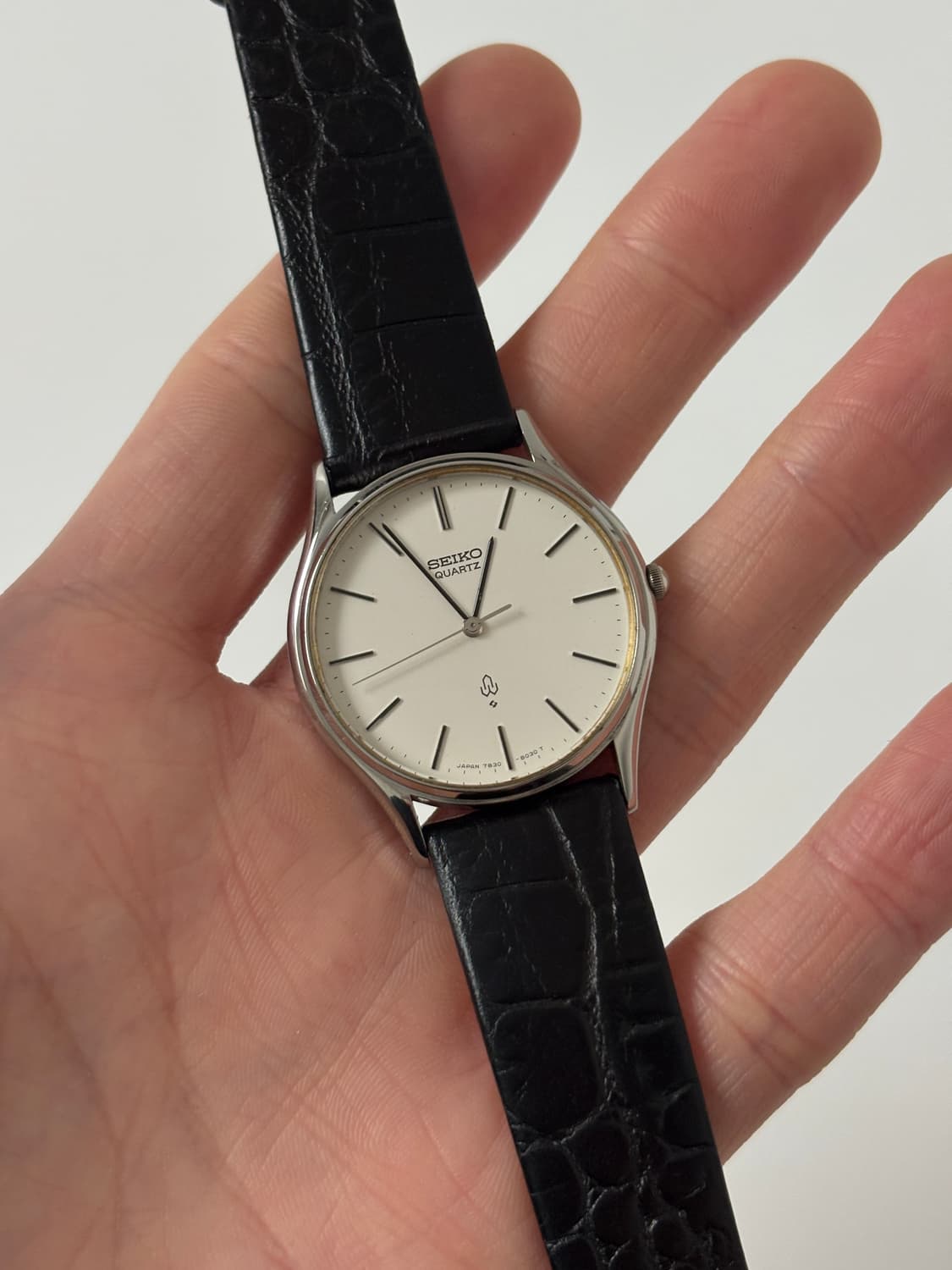 1980년대 Chariot 실버 쿼츠 남성 상품이미지2