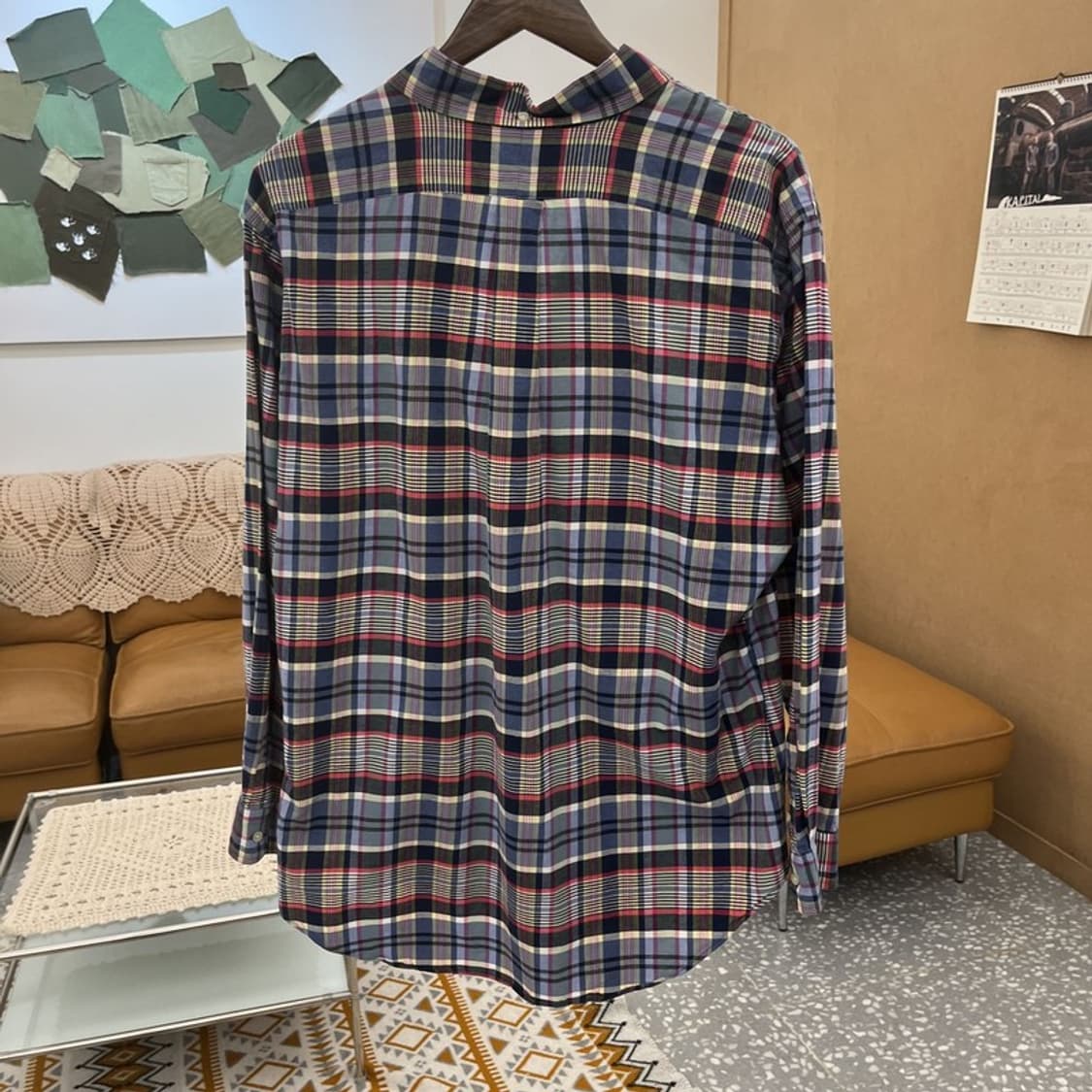 폴로 랄프로렌 빈티지 컨트리 레트로 체크 셔츠 L C10556 상품이미지4