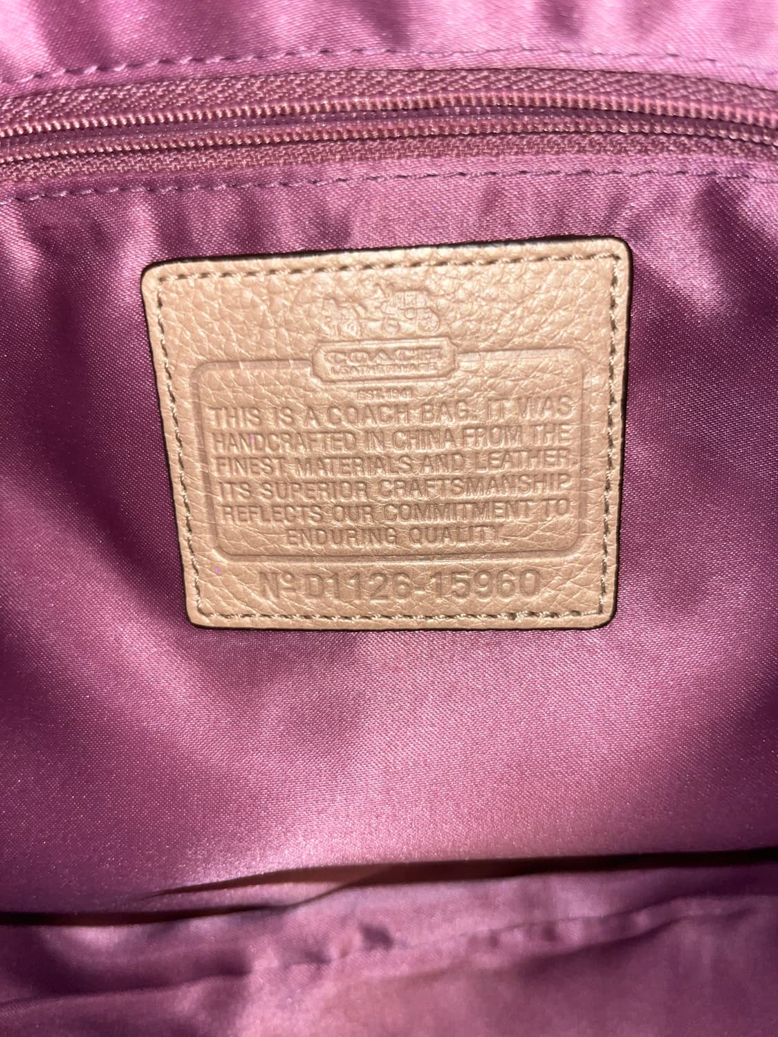 📦Coach beige pink shoulder bag 상품이미지10