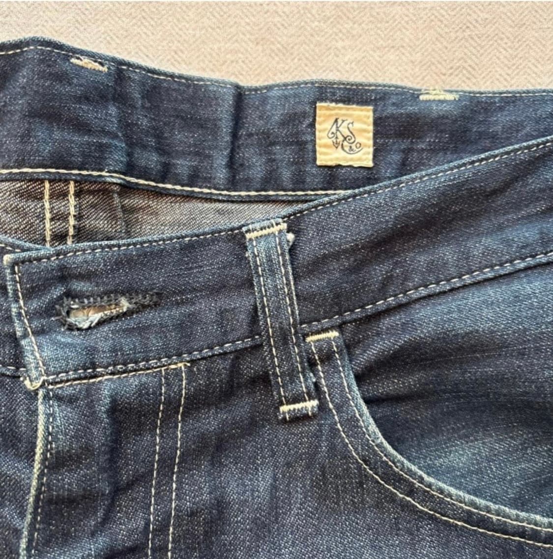 캡틴선샤인 버클백 데님 상품이미지2