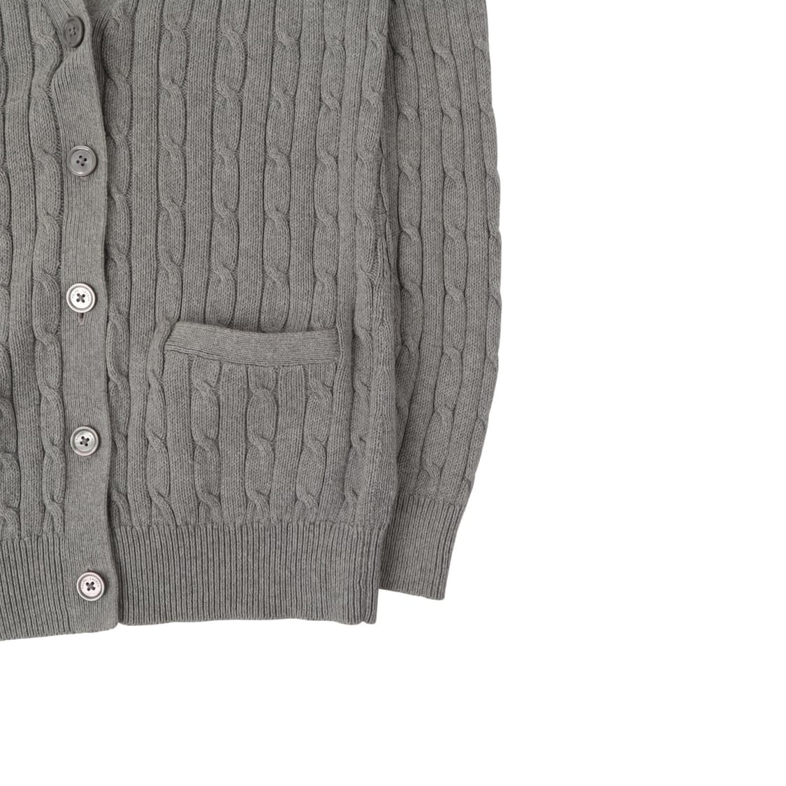 폴로 랄프로렌 그레이 케이블 니트 가디건 상품이미지4