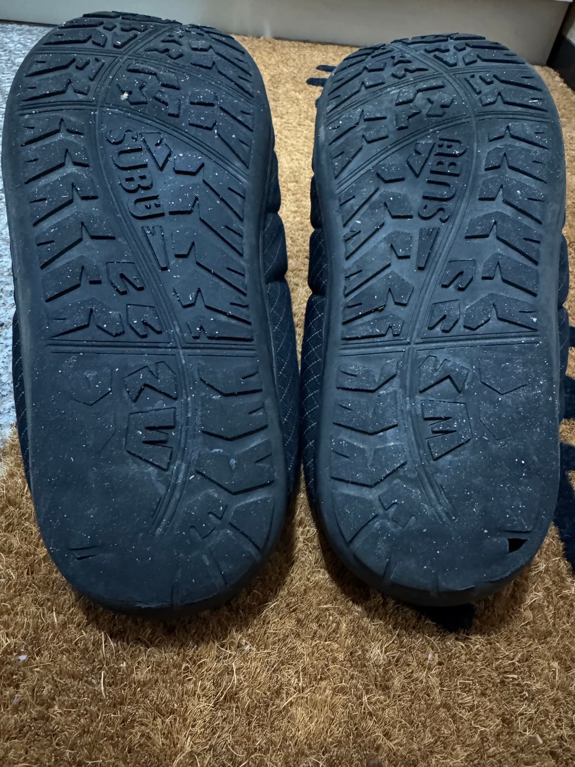 [3, 285~295] 앤드원더 스부 리플렉티브 립 퍼머넌트 샌들 블랙 상품이미지8