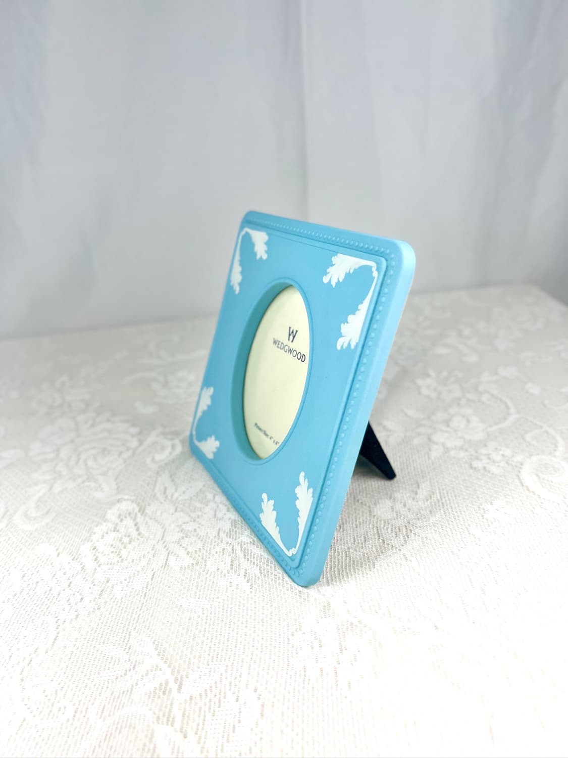 [영국엔틱] (레어컬러)웨지우드 제스퍼웨어 도자기 정사각 액자_터콰즈 상품이미지4