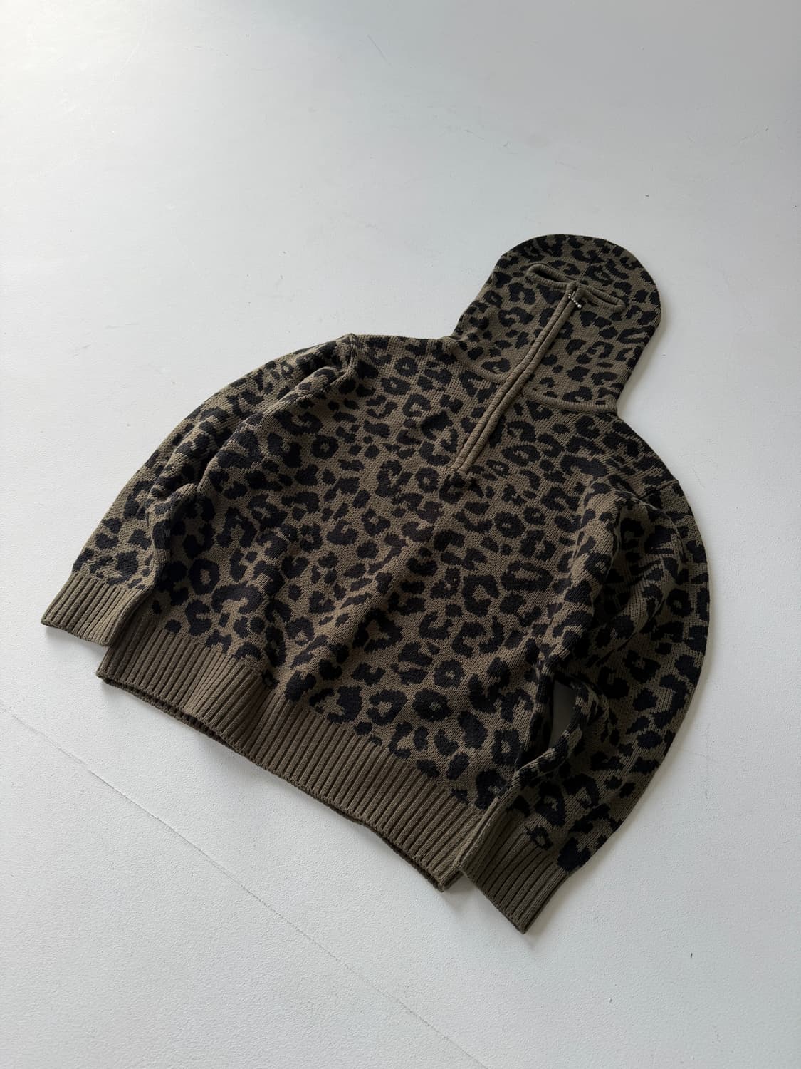 FETCH LEOPARD HOODIE KNIT 상품이미지2