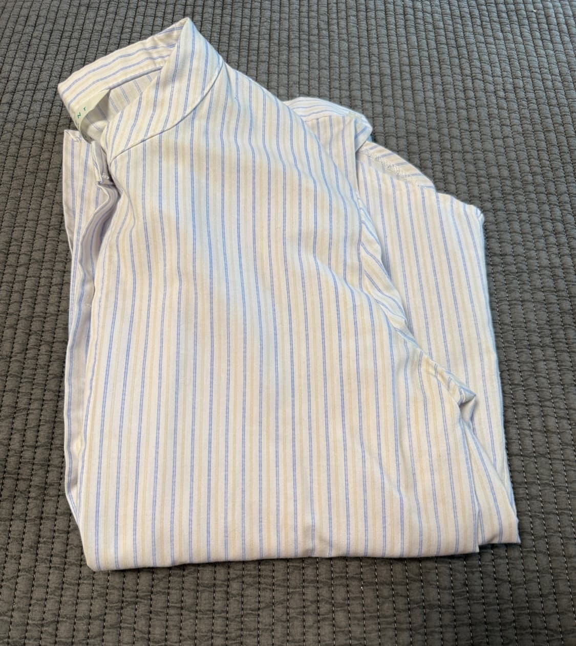 피그먼트 차이나카라 스트라이프셔츠 FREE 상품이미지1