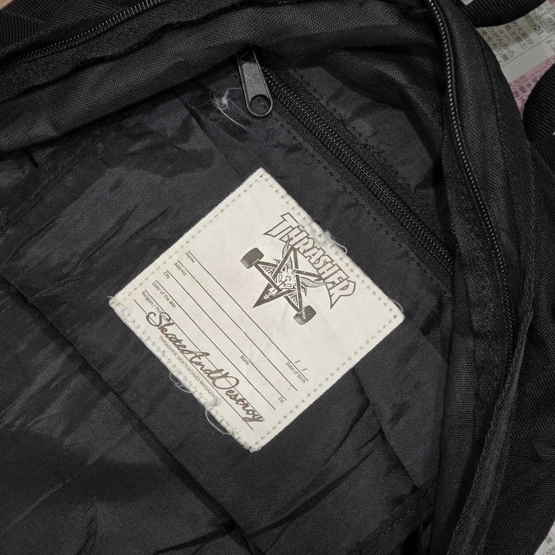 Thrasher 스케이트보드 백팩  상품이미지5