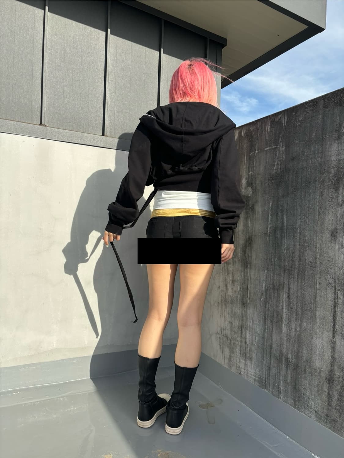 릭오웬스 다크쉐도우 우먼 후디s 상품이미지3