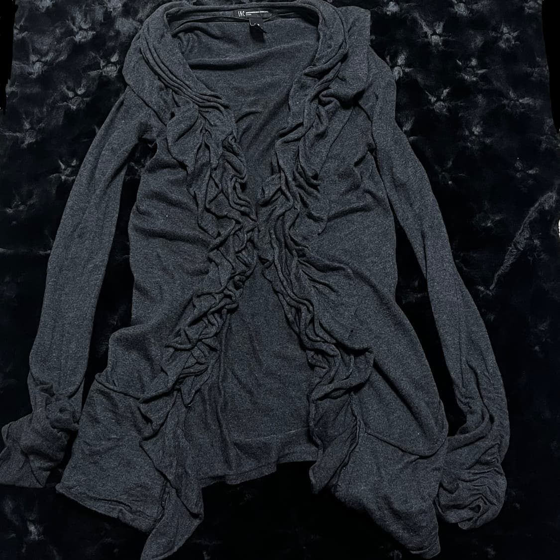 공겜여주 갸루 프릴 가디건 상품이미지1