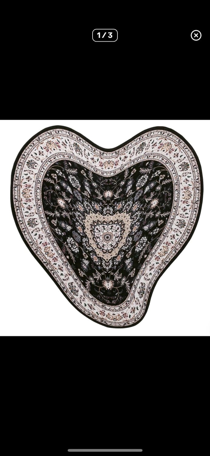 세이투셰 러그 블랙 라지 (세탁완료) 상품이미지1