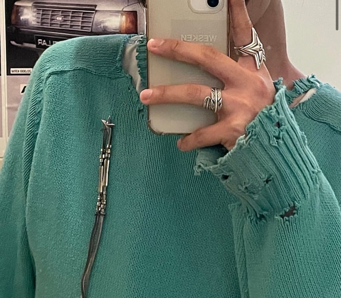 디스트로이트 니트 상품이미지1