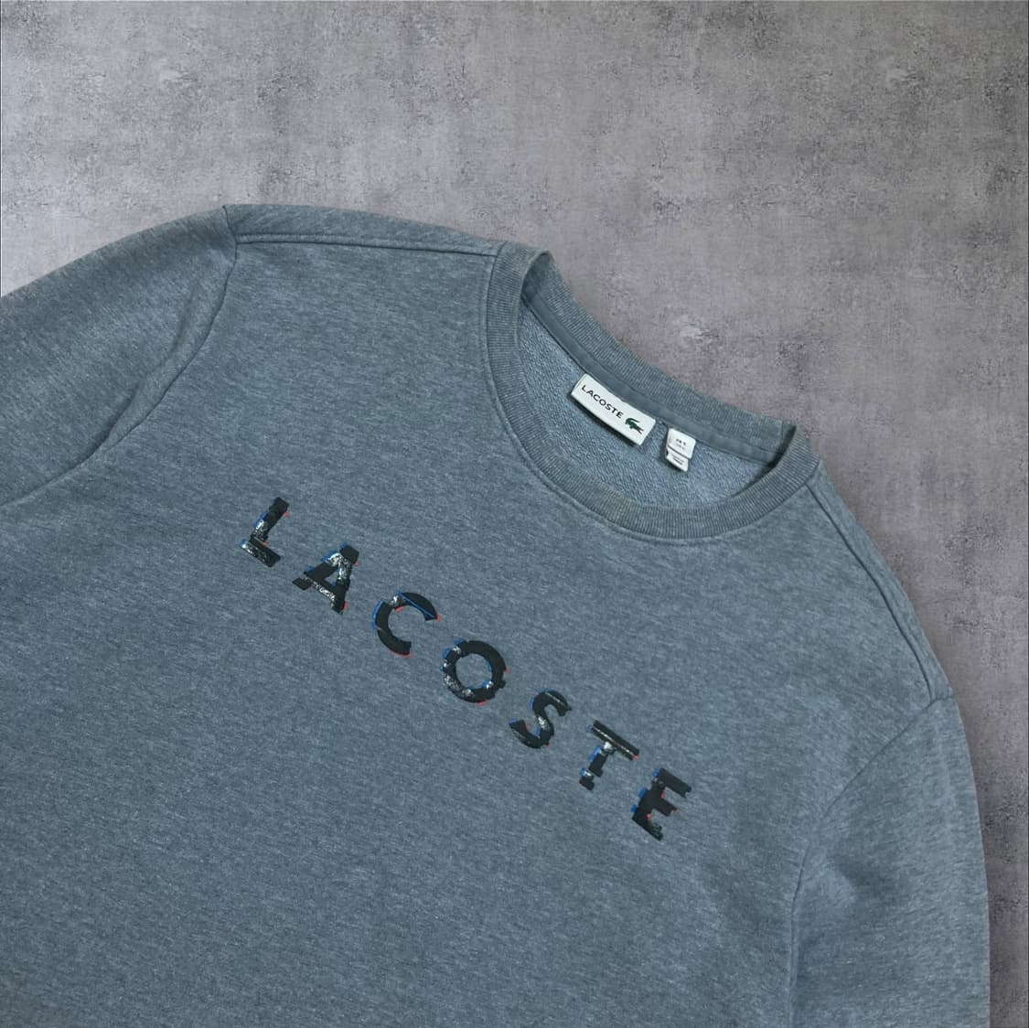 라코스테 스펠아웃 로고 맨투맨 상품이미지2