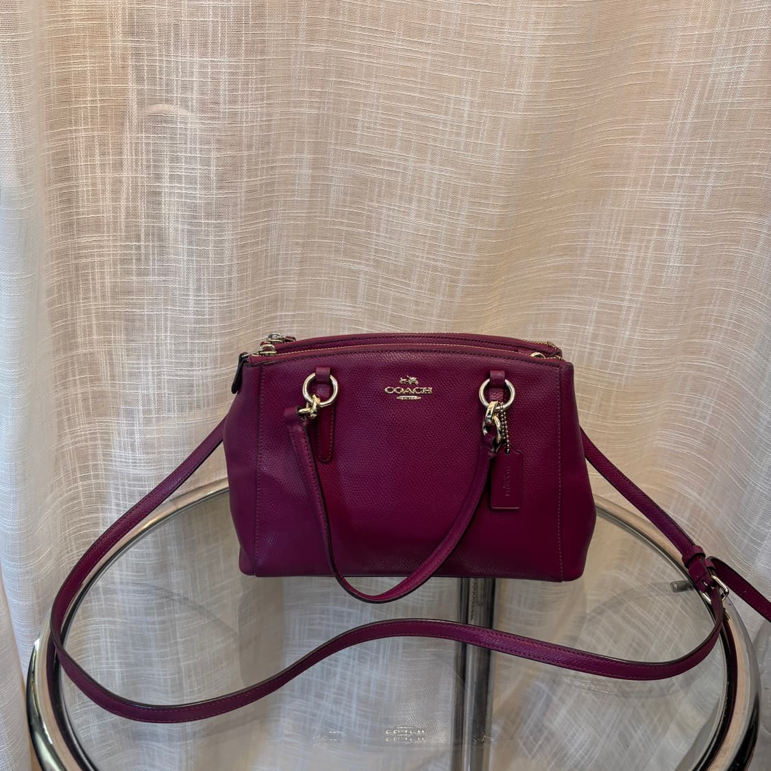 정품 코치 가죽 토트백 크로스백     상품이미지1