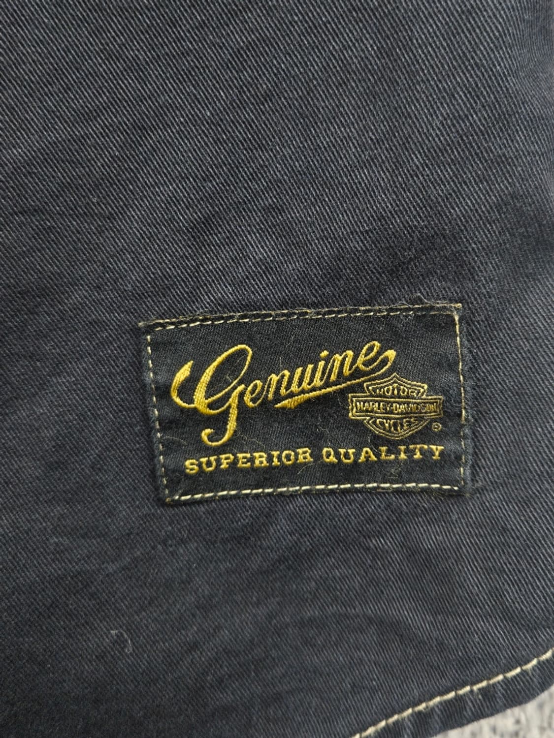 할리데이비슨 스티치 포켓 윙즈이글 바이커 셔츠 ( M ) / 11589 상품이미지9