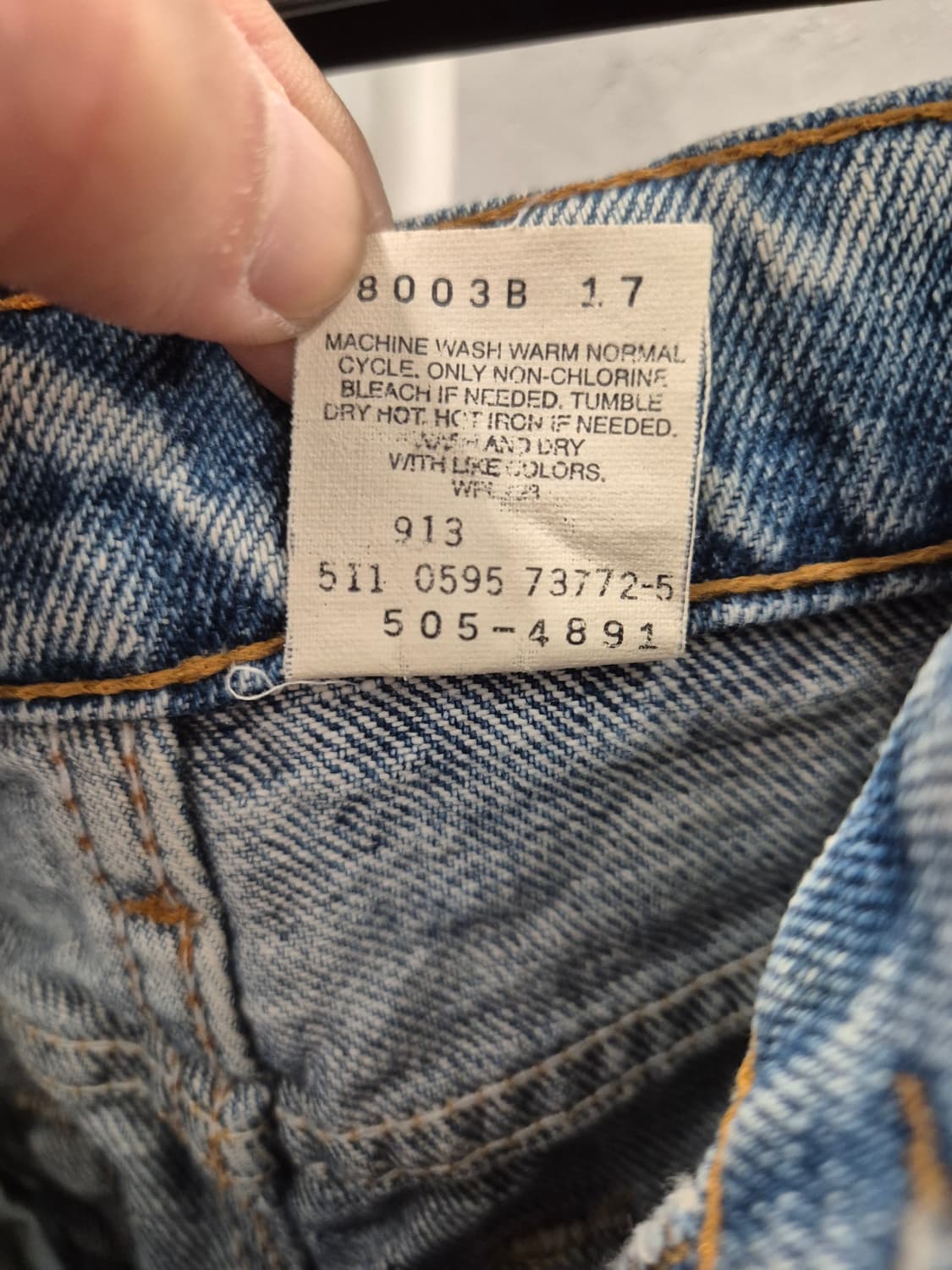 리바이스 505 청바지 W32 L30 상품이미지6