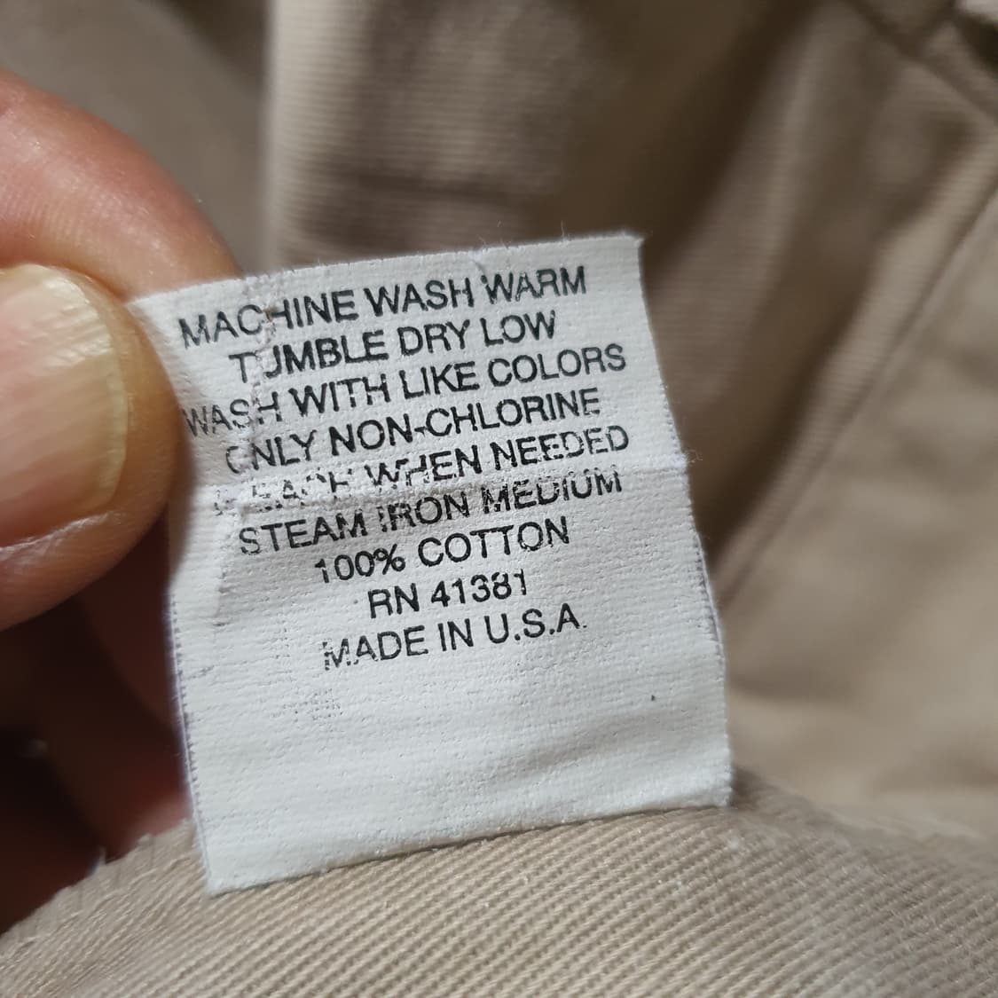 90s 폴로 랄프로렌 투턱 치노 팬츠 No.67 상품이미지5