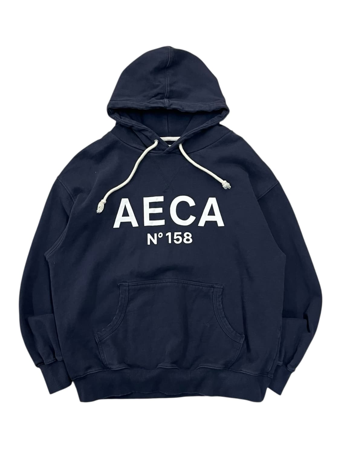 에이카화이트 AECA 후드티 네이비 L #csz2061 상품이미지3