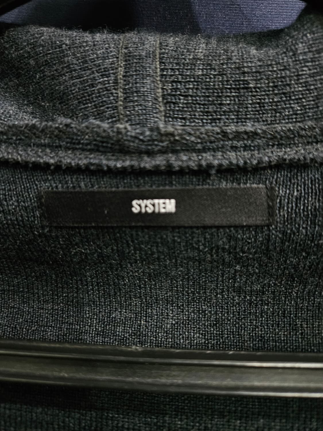 시스템옴므 다크그레이 남성 슬림핏 95~100 가디건  상품이미지3