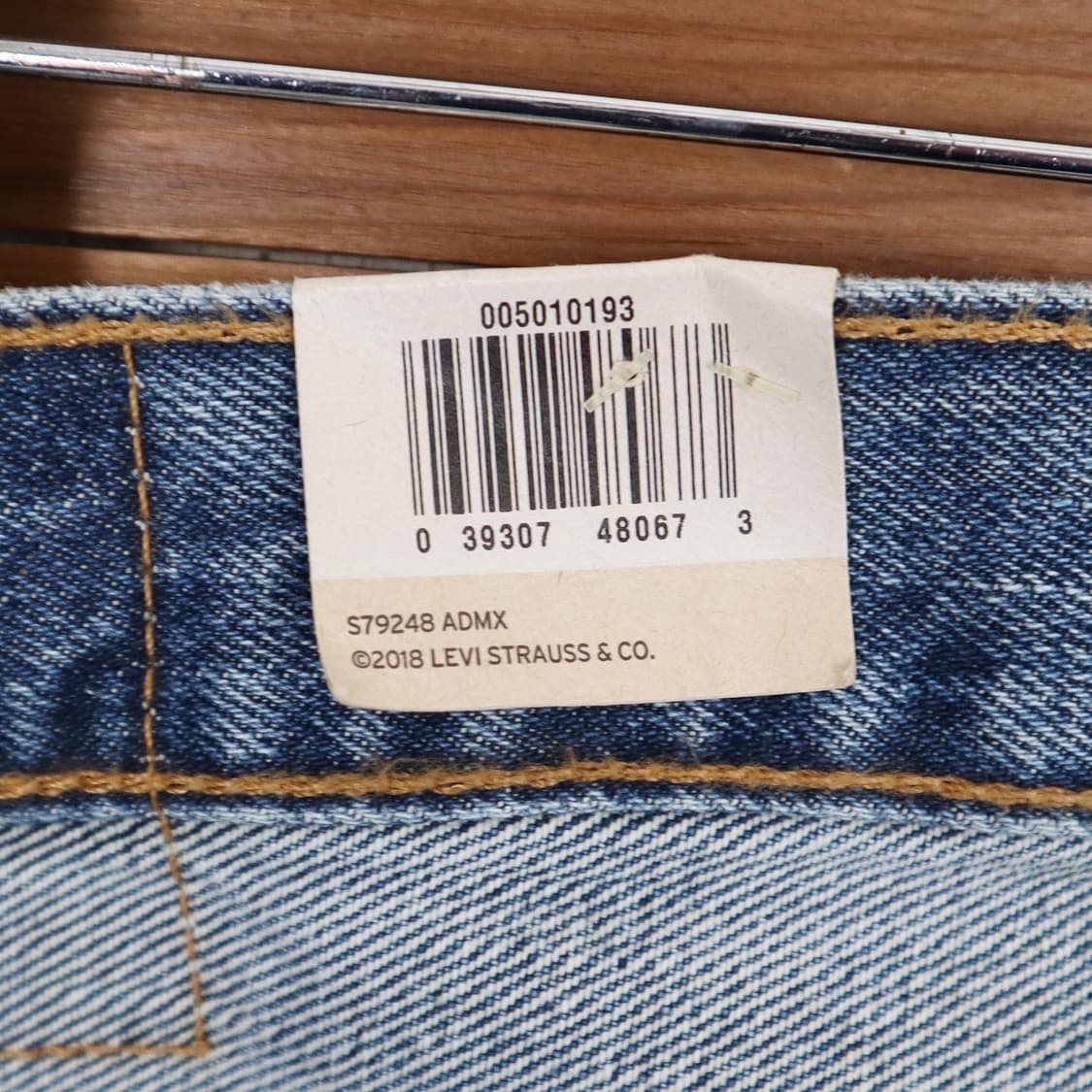 리바이스 501 스트레이트 데님팬츠  상품이미지7