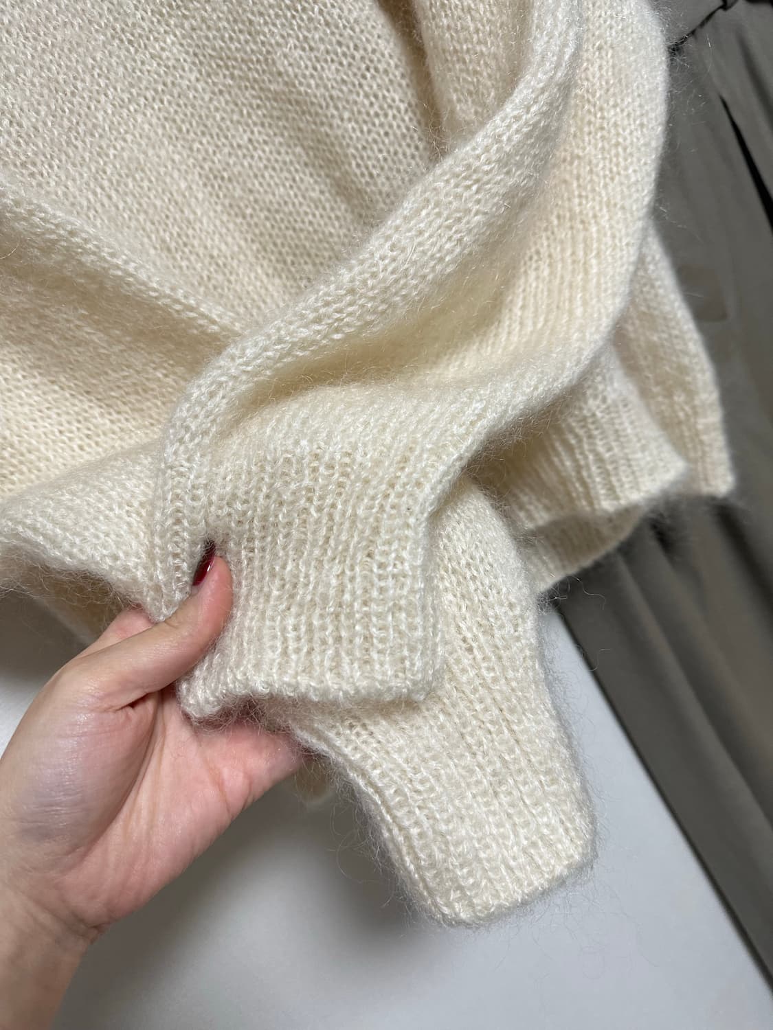 이로 모헤어 터틀넥 니트 상품이미지3