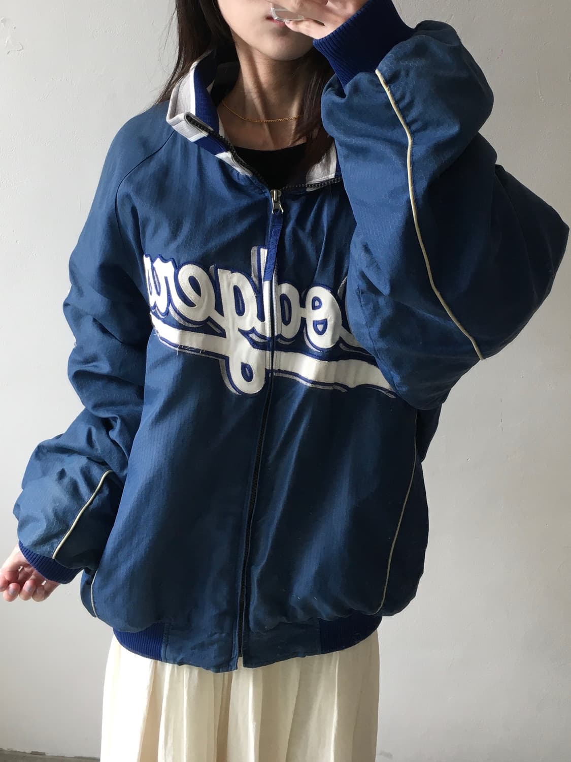 마제스틱 LA다저스 바시티자켓 상품이미지1