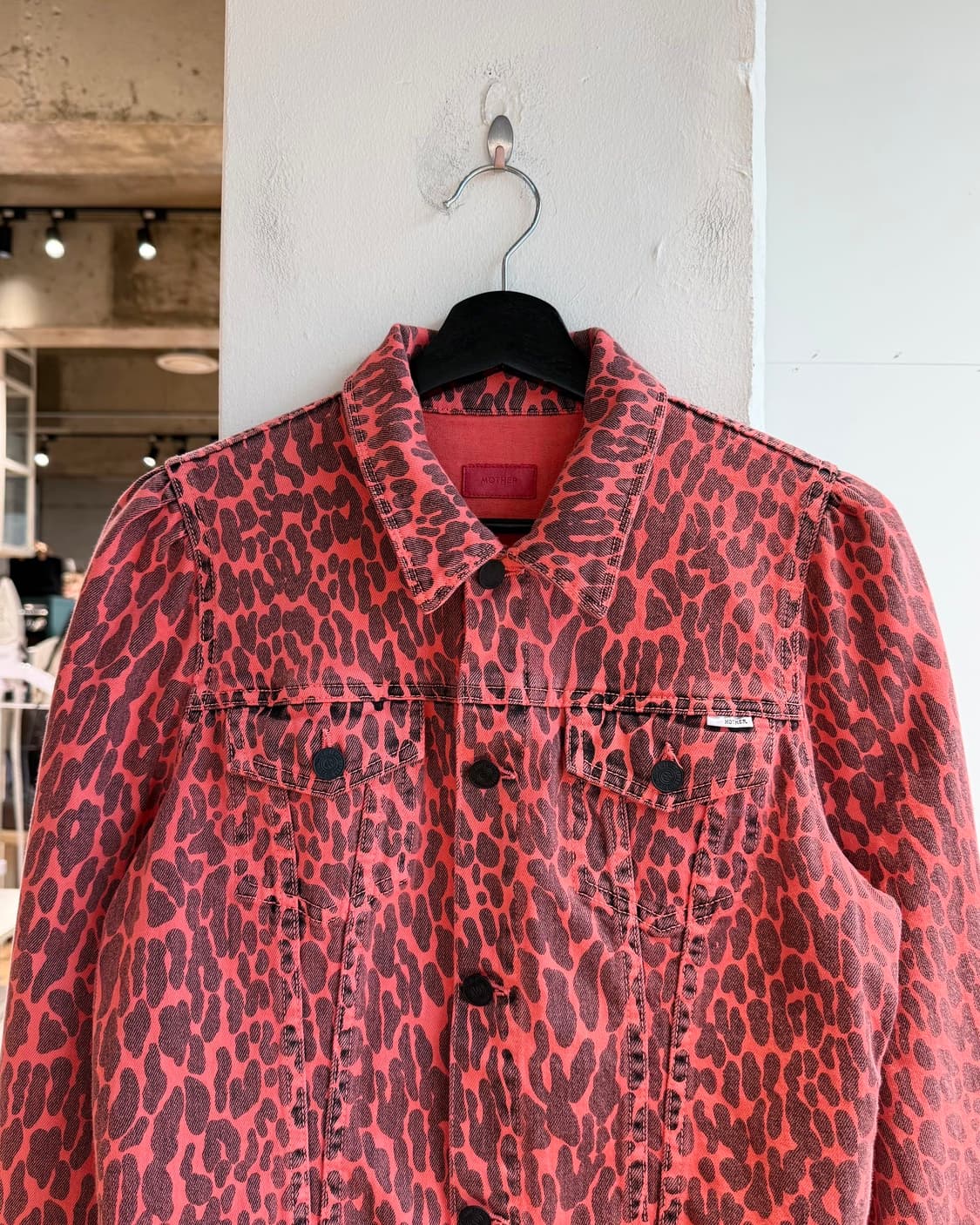 마더 핑크 더 퍼피 브루저 데님 트러커 자켓 상품이미지3