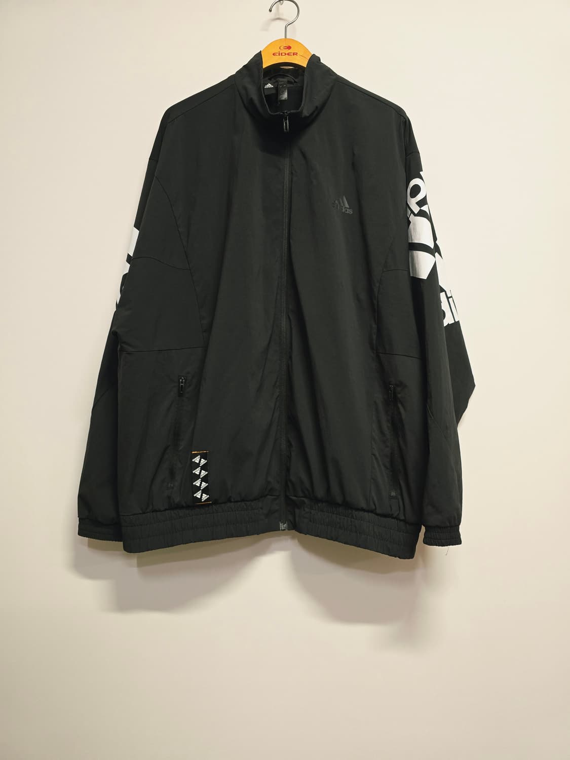 아디다스 바람막이 집업 자켓 블랙 2XL 상품이미지1