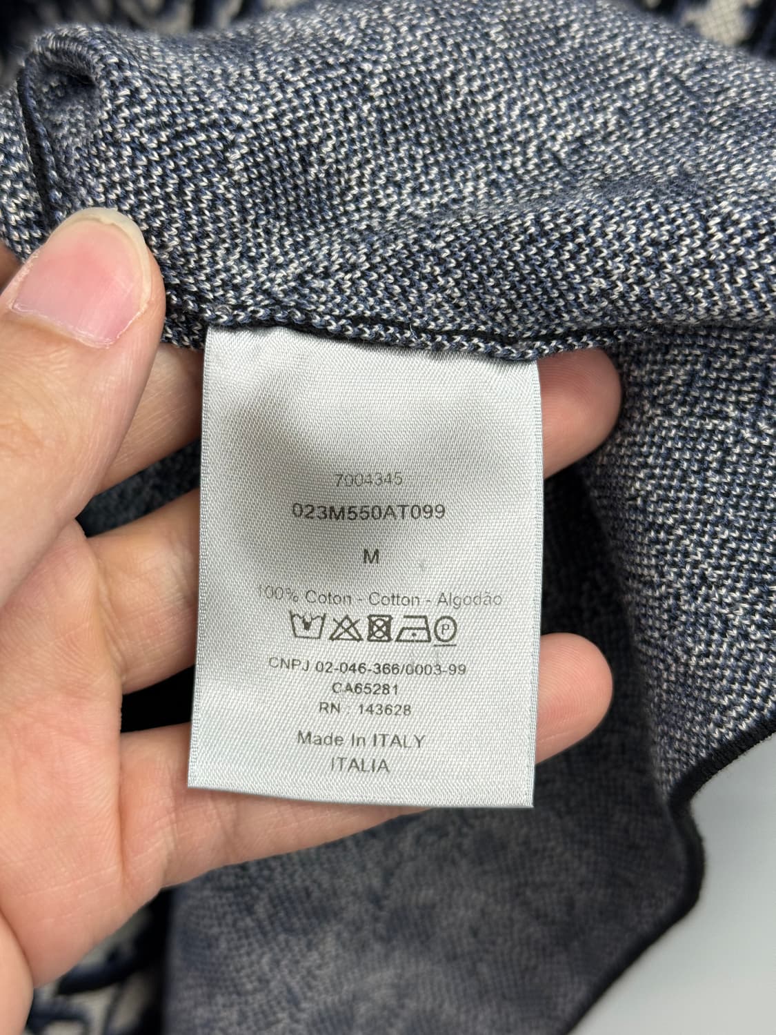 디올 오블리크 셔츠 M  상품이미지3