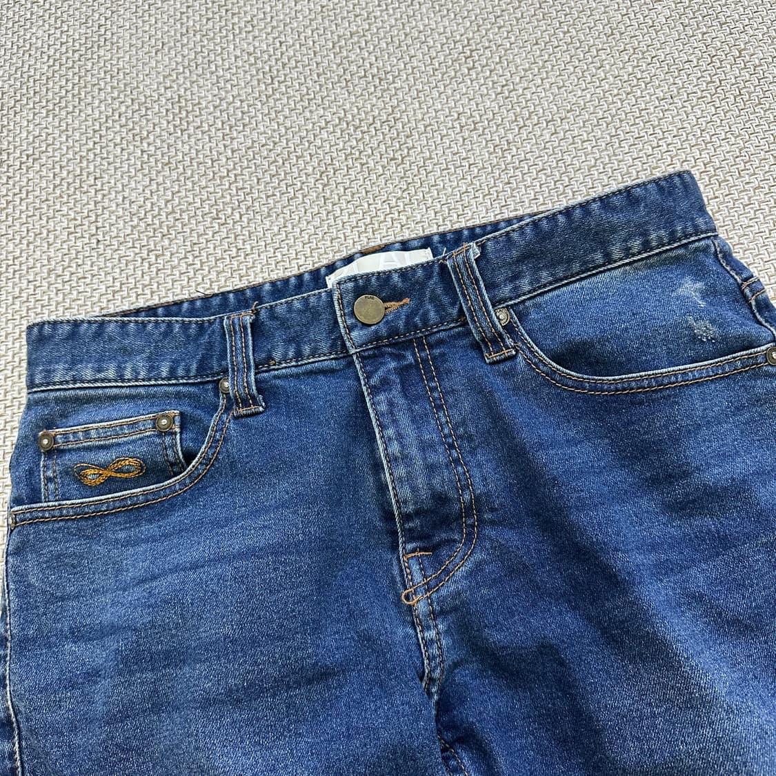 M 플랙 데님 팬츠 0401D 상품이미지4