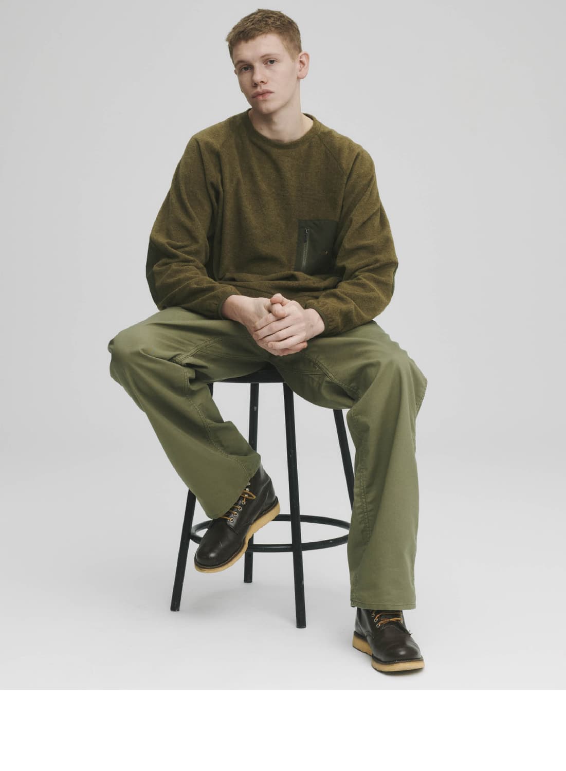 노스페이스 퍼플라벨 바이 나나미카 트윌 와이드팬츠 블랙 WS 상품이미지8