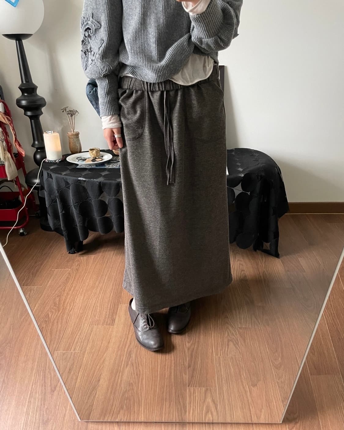 banding long skirt 상품이미지2