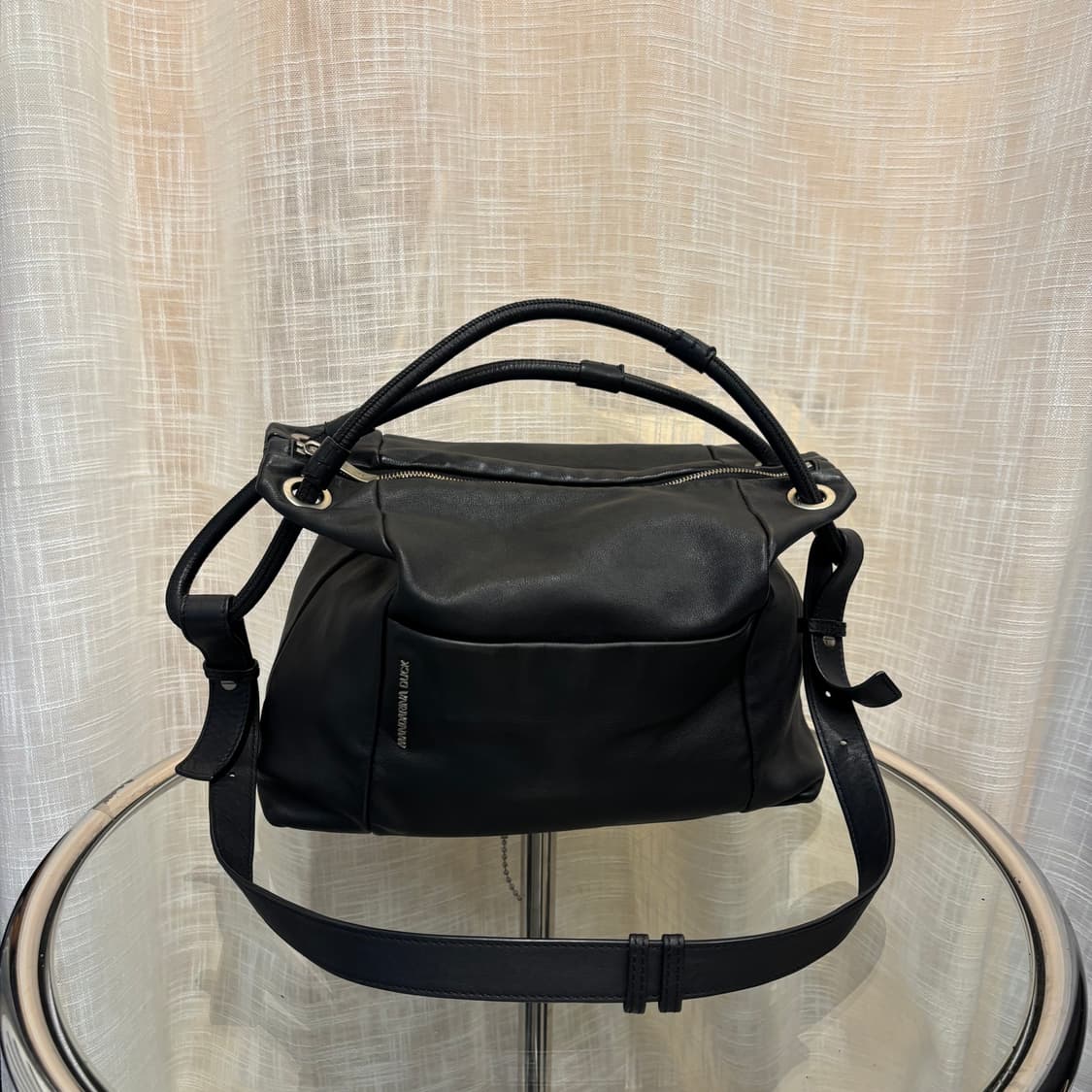 정품 만다리나덕 가죽 토트백 겸 숄더백    상품이미지1