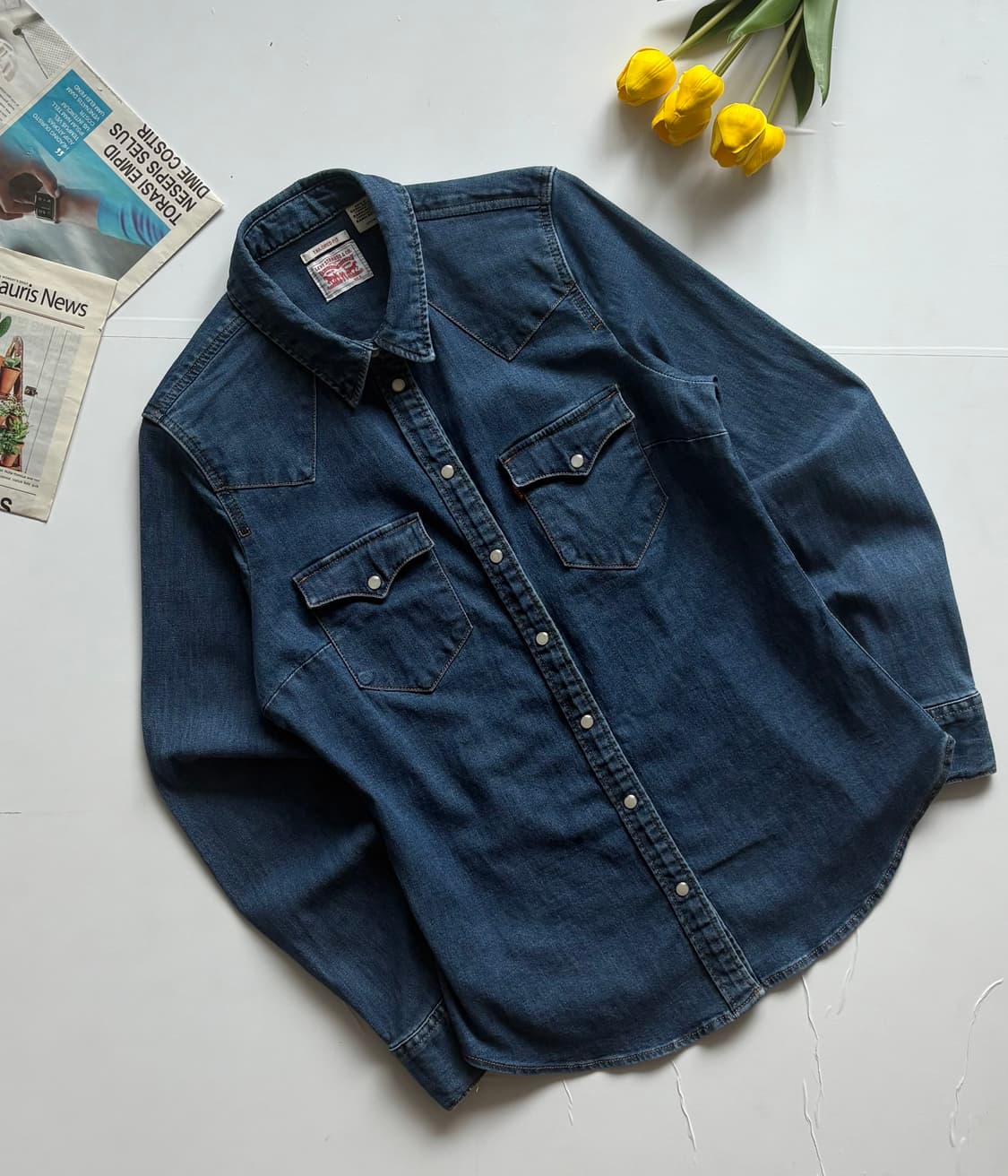 Levi's 리바이스 데님 웨스턴 셔츠 상품이미지1